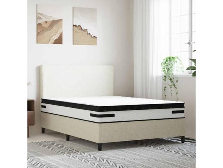 TUERYAFEK Taschenfederkernmatratze 140x190 cm Mittel Plus 7 Zonen, atmungsaktiv, doppelseitig nutzbar, Bezug waschbar bis 40 Grad