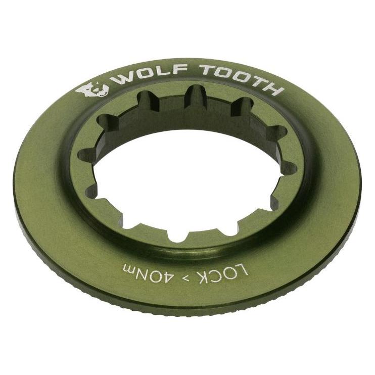 Wolf Tooth Centerlock Lockring, Internal Spline, olive (RTR-LCKRNG-IS-OLV)