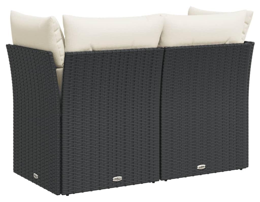 Gartenbank "Tweezits" - Außenbank - Gartenbank - Terrassenbank - Lounge-Sofa - Modell Noir