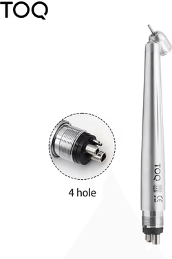 Inspire Essentials ProAngle 45 Degree LED Dental Handpiece With E Generator And Single Water Spray 4 Holes