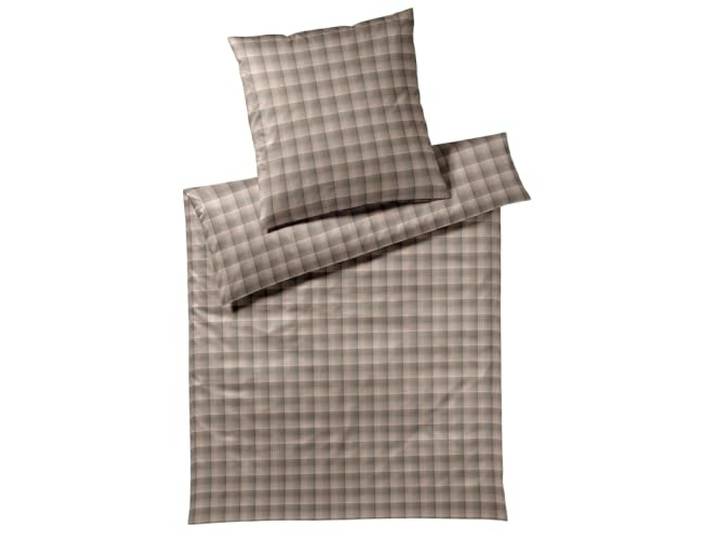 Baumwolle Bettwäsche ELEGANTE «Salice» Silber