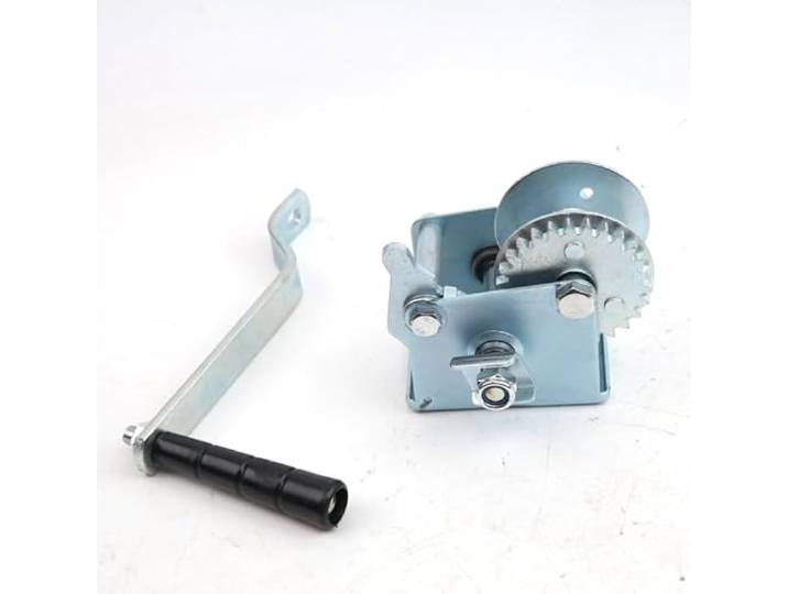Handwinde, 500-Pfund-Akku-Haken-Miniwinde-Handhebemaschine for Autos, Heimwerker, Frachtumschlag, Heben in der Produktionswerkstatt(5M Cable)
