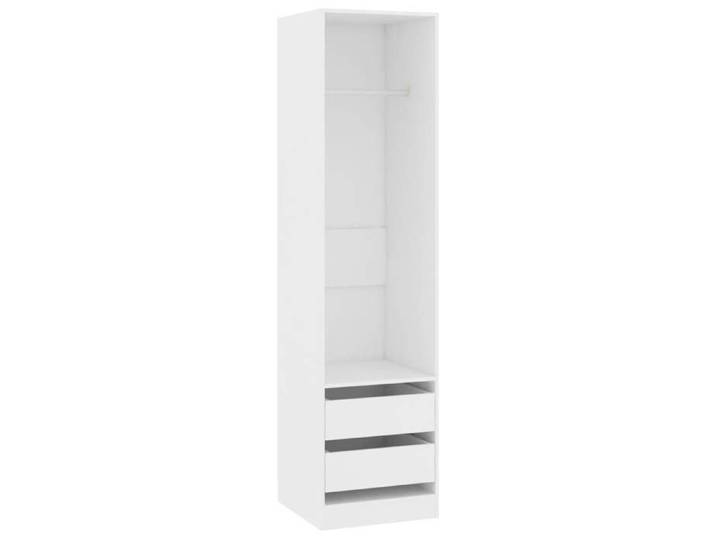 SALE 2025 Garde-robe chambre - MOOD - avec tiroirs Blanc 50x50x200 cm - Bois d'ingénierie - armoire pour vêtements Chill9394511