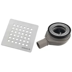 Polysan Flexia Siphon für Duschwanne DN40 Edelstahl 17731