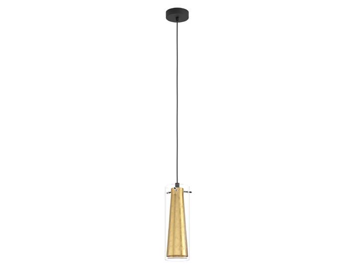 Lampe à suspendre Pinto Transparent\, doré