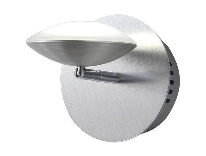 Wandlampe Hara Alu. gebürstet/chrom Metall 750 lm - LED - Lichtfarbe: Warmweiss - LED Energiesparlampen