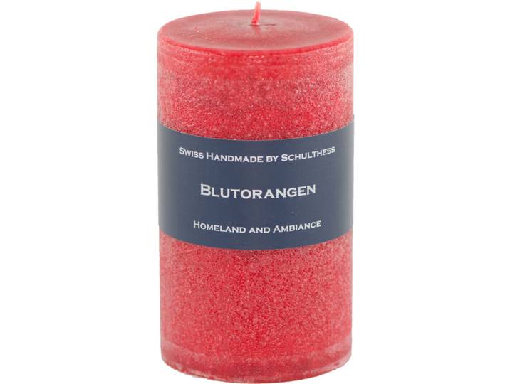 Duftkerze Schulthess rot H 12 D 7 cm 60 hr - Material: Wachs