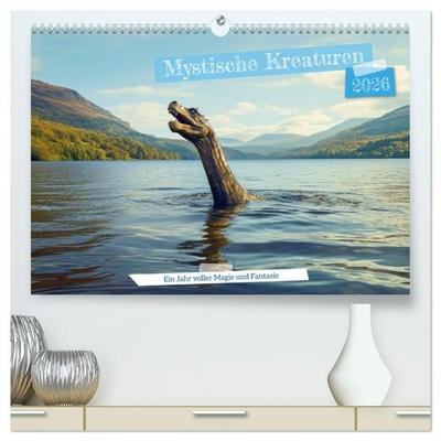 Mystische Kreaturen - Ein Jahr voller Magie und Fantasie (hochwertiger Premium Wandkalender 2026 DIN A2 quer), Kunstdruck in Hochglanz