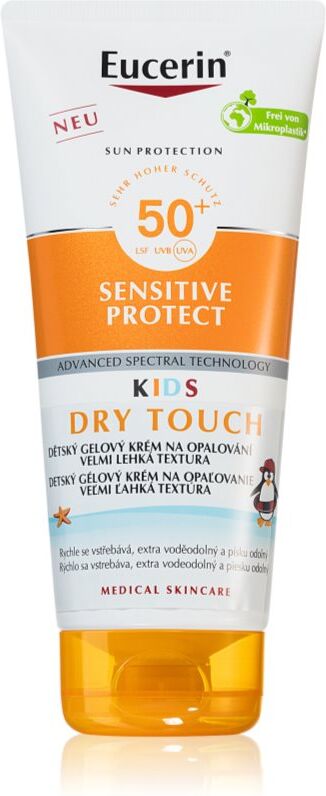 Eucerin Sun Kids Sensitive Protect Gel-Cream SPF50+ Bräunungscreme für Kinder SPF 50+ 200 ml