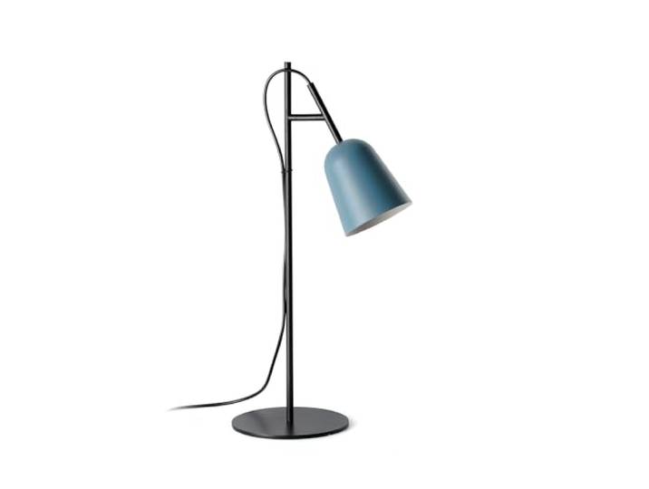 Faro STUDIO Schreibtischlampe Mattschwarz, Blau