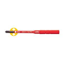 Wiha VDE-Wechselklinge slimVario Xeno Schlitz/PH 1x75mm VDE Schlitz, Plus/Minus Wechselklinge SL/PH 1 75 mm Passend für (Serie Schraubendreher) Wiha Torque 34587