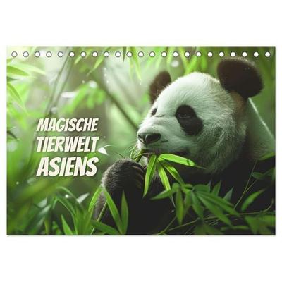 Magische Tierwelt Asiens (Tischkalender 2027 DIN A5 quer), CALVENDO Monatskalender
