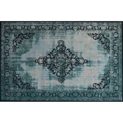 die Faktorei »Antiquity« Vintage Teppich türkis 200x300cm