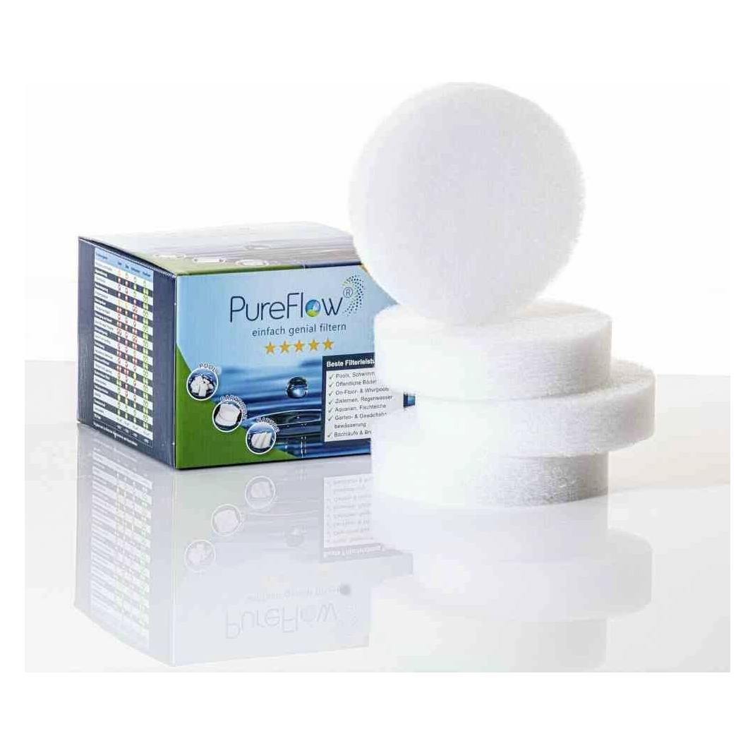 Pure Flow Filtersysteme PureFlow Skimmerfilter für Standard Skimmerkörbe - 15cm (4X) PureFlow Skimmerfilter für Standard Sk (4SKI15)