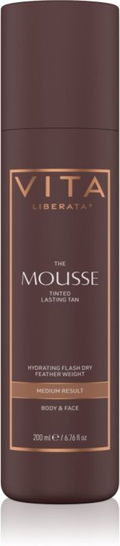 Vita Liberata Tanning Mousse Tinted mousse auto-bronzante corps teinte Medium 200 ml
