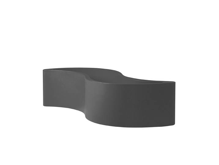 SLIDE vase WAVE POT (Gris phant - Polyéthylène)