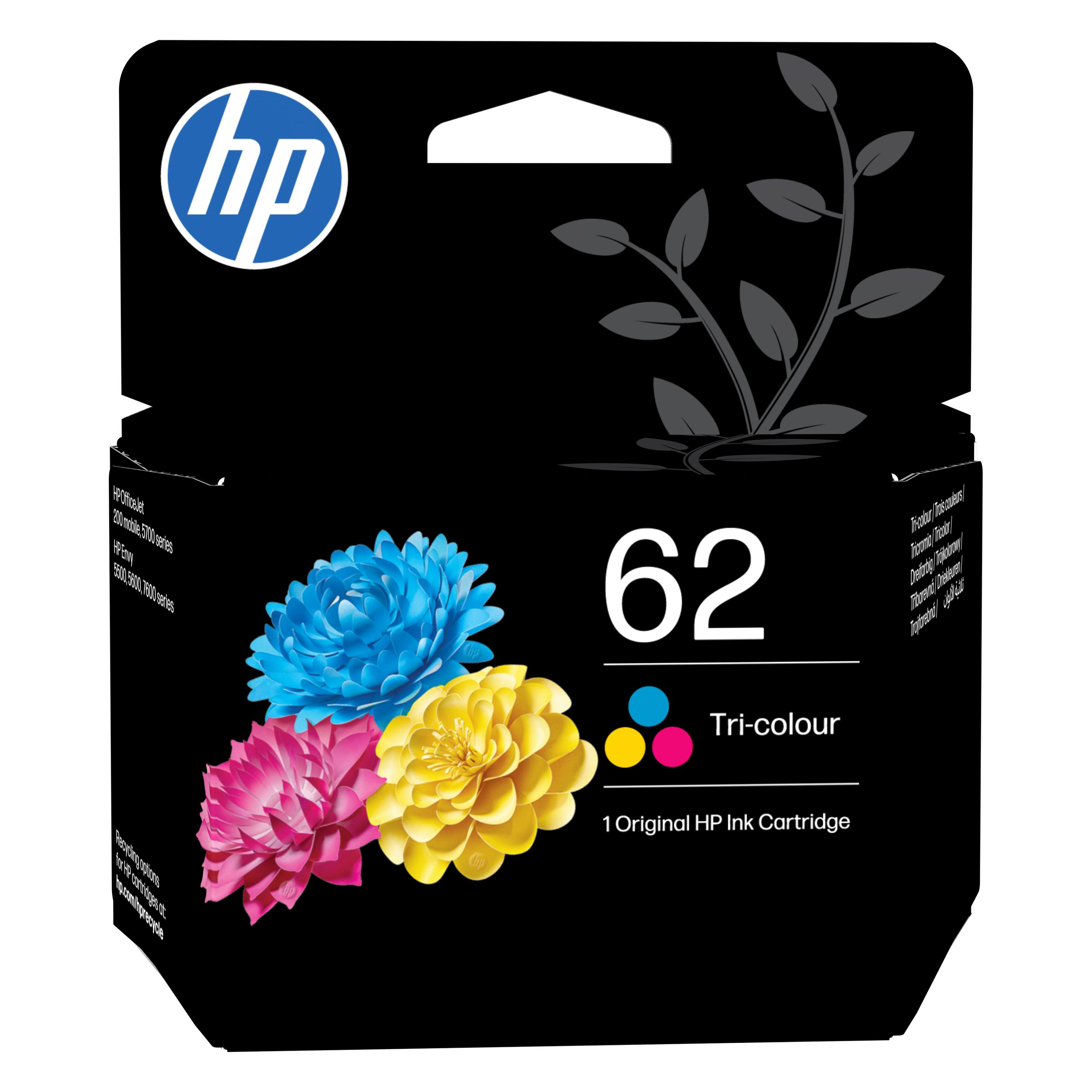 HP Ink color 165 p. No.62 (C, M, Y) (C2P06AE#LS1)