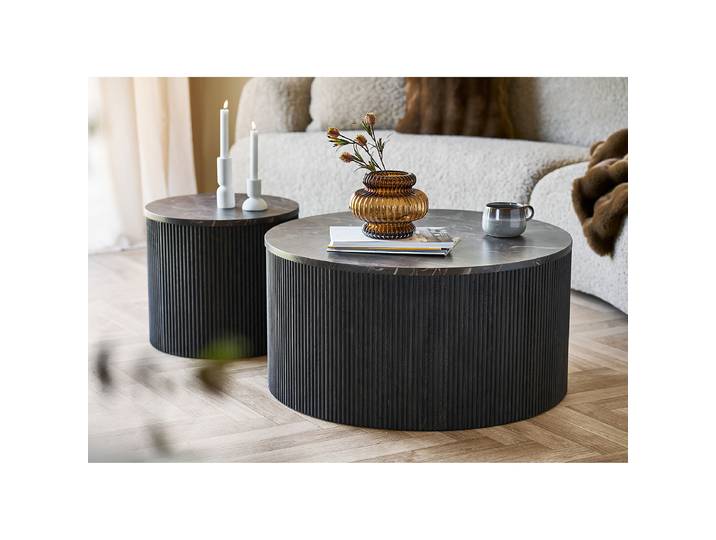 Couchtisch Gookins Ø 80cm Braun