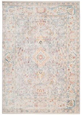 SAFAVIEH Illusion Daijah Vintage Boho Oriental Viscose Rug with Fringe