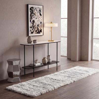 SAFAVIEH Fontana Shag Ambrosia Modern Abstract 2-inch Thick Rug