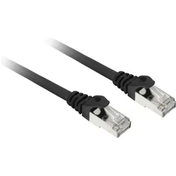 Sharkoon patch network cable SFTP, RJ-45, with Cat.7a raw cable (juodas, 10 meters) (SFTP, 10 m), Netzwerkkabel