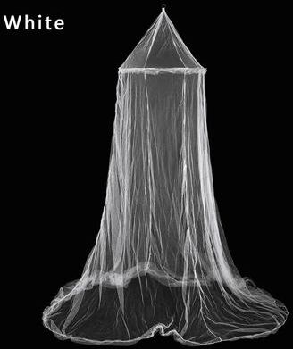 The Handy Homestead Princess Mosquito Net Canopy For Bed And Room Decor white