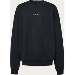 OAKLEY Herren Sweatshirt STACKED METAL SWEATSHIRT, Größe L in Schwarz Schwarz
