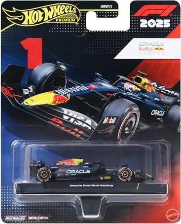 Hot Wheels Premium Formel 1 Rennwagen Team Red Bull Fahrer 1, Modellfahrzeug