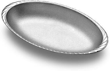 Wilton Armetale Grillware 13-inch Medium Oval Au Gratin
