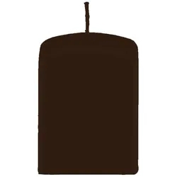 Kopschitz Kerzen Quader Kerzen Chocolate Schokolade 15 x Ø 7/7 cm, 4 Stück