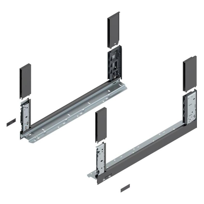 Blum Flexible Frontschubkasten-Sets LEGRABOX free C, oriongrau (02994470)