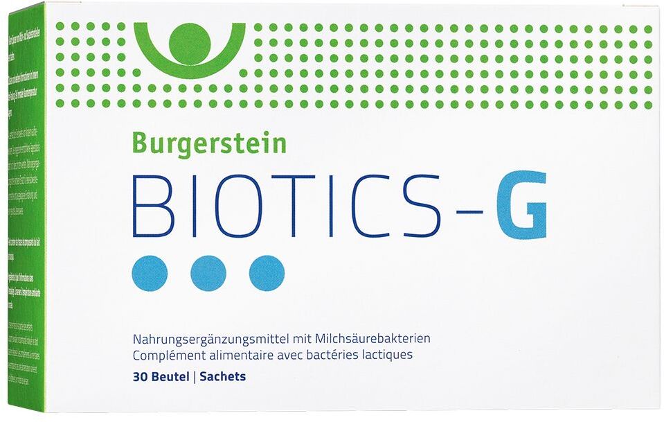 Burgerstein Burgerst Biotics-G BTL 30 St Pulver zur Herstellung einer Lösung zum Einnehmen