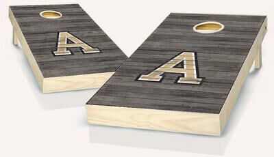 Skip's Garage Army Black Knights Distressed Outdoor Cornhole Board Set