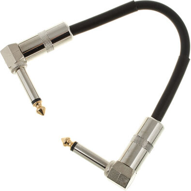 pro snake Patch Angled Jack 0,15 m Schwarz