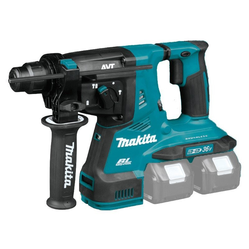 Makita Accuboormachine en klopboormachine 2 x 18V, Model M DHR282ZU