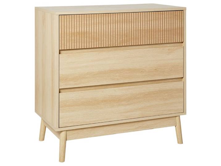 Commode à 3 tiroirs marron clair