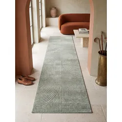 Läufer Pflegeleicht Grün 80x300 cm - CETINA   Kadima Design