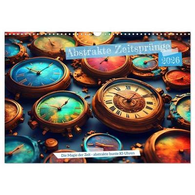 Abstrakte Zeitsprünge (Wandkalender 2026 DIN A3 quer), CALVENDO Monatskalender