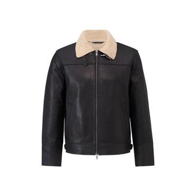 Bikerjacke RICANO "Lederjacke Alvaro", Herren, Gr. S, bunt (mehrfarbig), Obermaterial: 100% Lammnappaleder LANA. Futter: 100% Polyester PES., schmal, Rundhals, Jacken, Handgefertigt aus echtem Leder