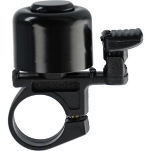 Böttcher-AG Fahrradklingel schwarz, Glocke, Mini, Aluminium