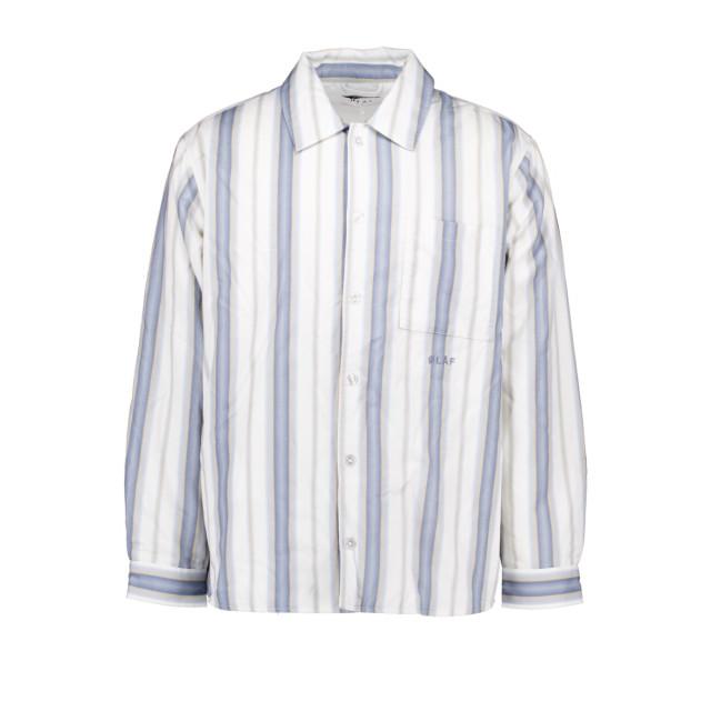 Olaf Hussein Padded stripe overshirts
