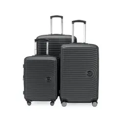 MITTE - 3er Koffer-Set Hartschale Graphite matt, TSA,  (55cm, 68cm & 77cm), 271 Liter