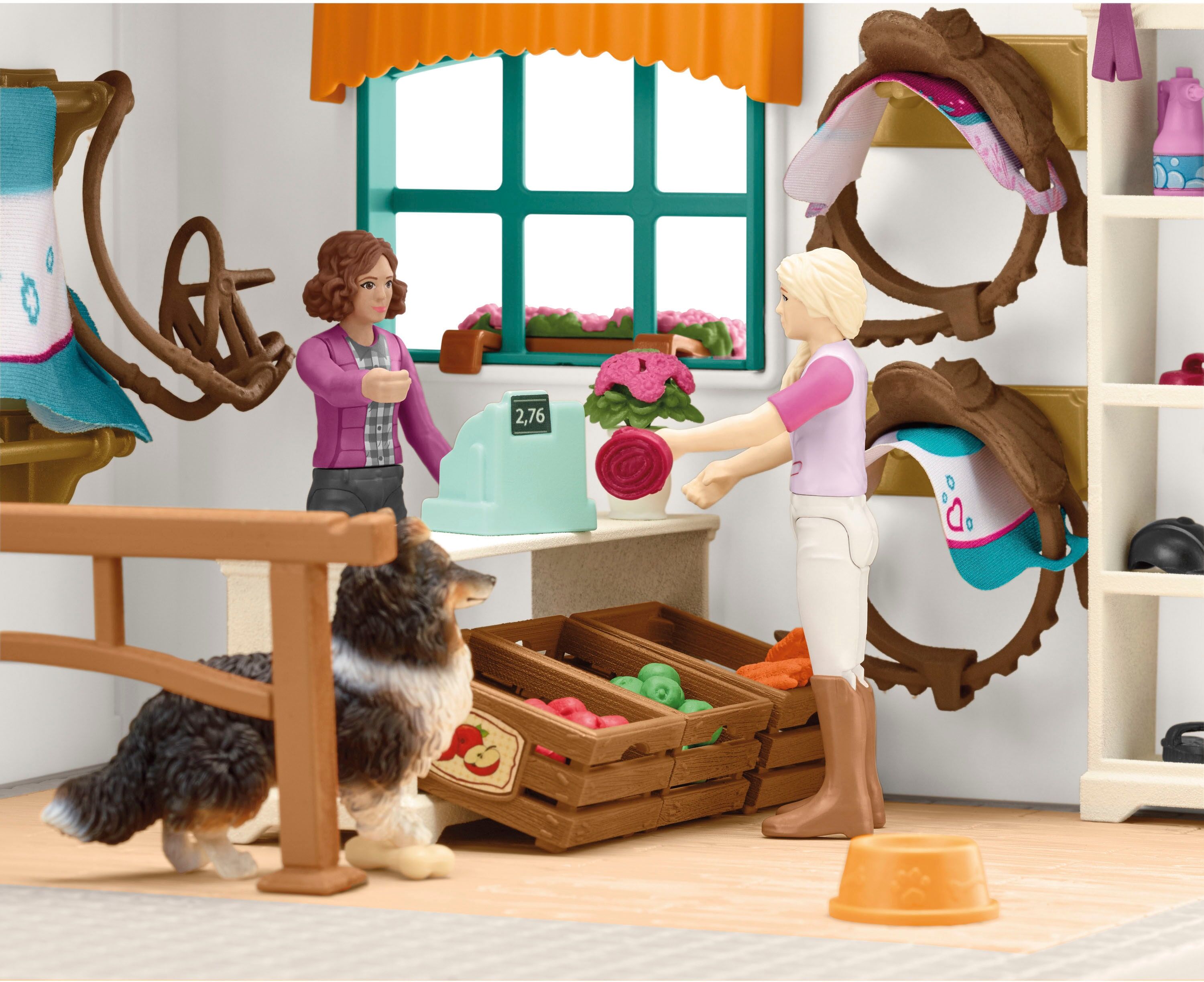 Spielwelt SCHLEICH "HORSE CLUB, Reitshop (42568)", bunt, Spielfigurenwelten, Kinder, Kunststoff, Spielwelt