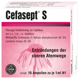 CEFASEPT S Injektionslösung 10 St