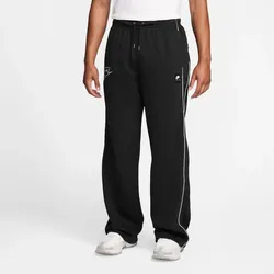 NIKE Sportswear Air Fleece Open Hem Jogginghose Herren 010 - black/white/white XL