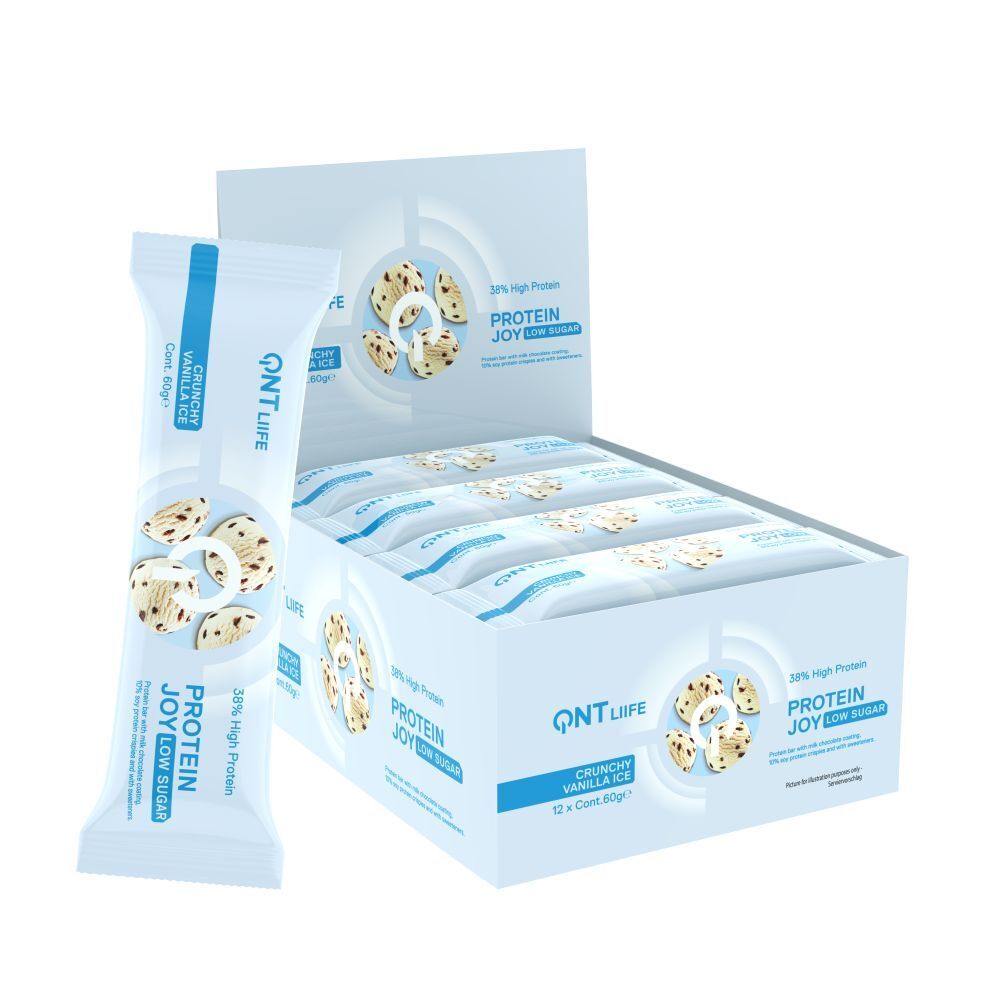 QNT Protein Joy Vanilla Crisp 12x60 g Riegel
