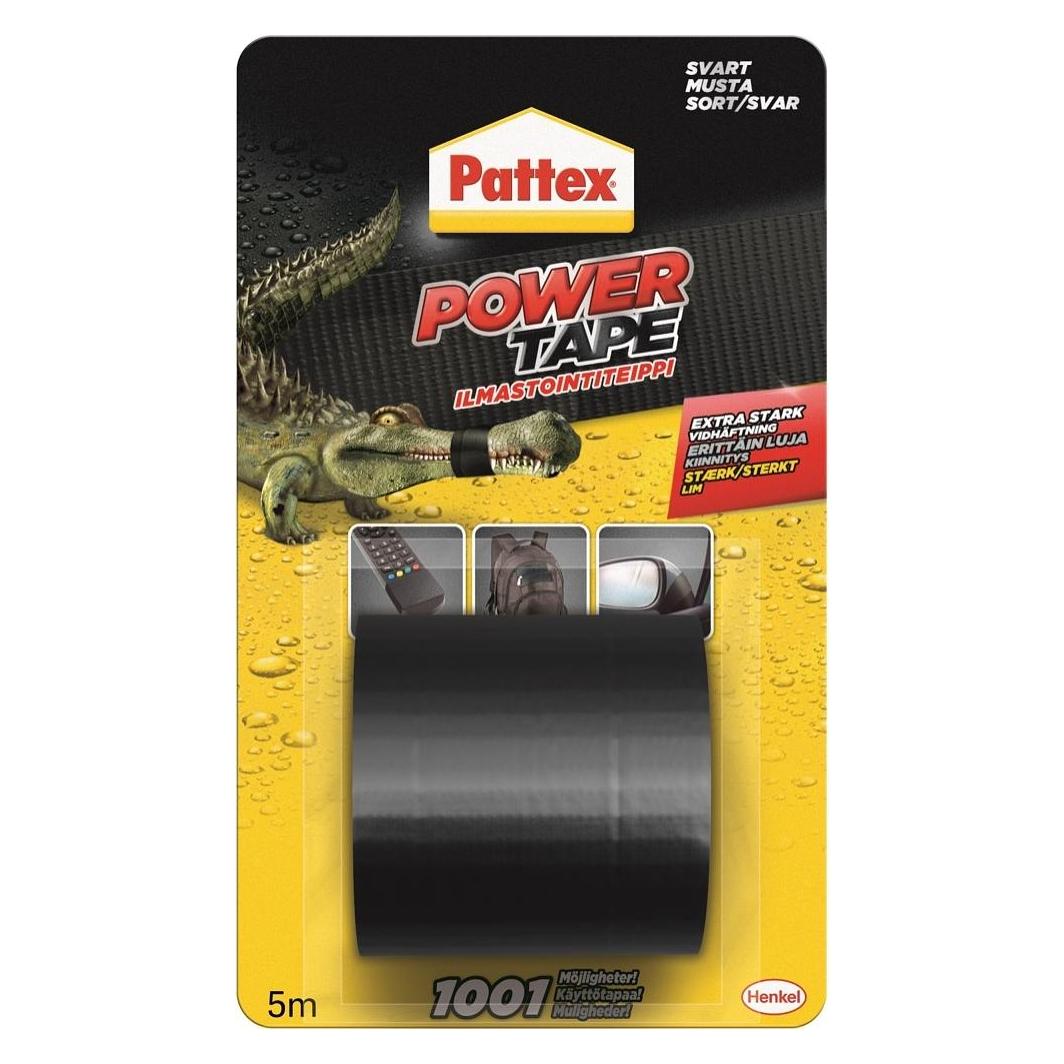 Juvita Power Tape 5m Sort (1660561)