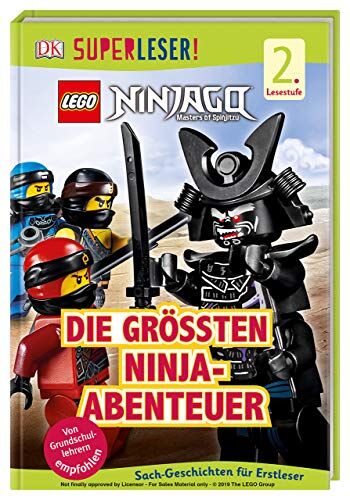 Julia March - SUPERLESER! LEGO® NINJAGO® Die größten Ninja-Abenteuer: Sach-Geschichten für Erstleser, 2. Lesestufe - Preis vom 18.10.2026 19:22:15 h