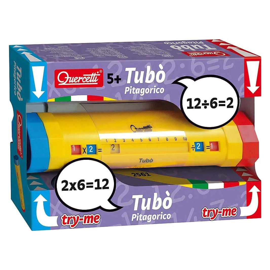 Quercetti Tubò Rechenspielzeug - Einmaleins (Italienisch, 5 - 8 Jahre) (QU-2561)