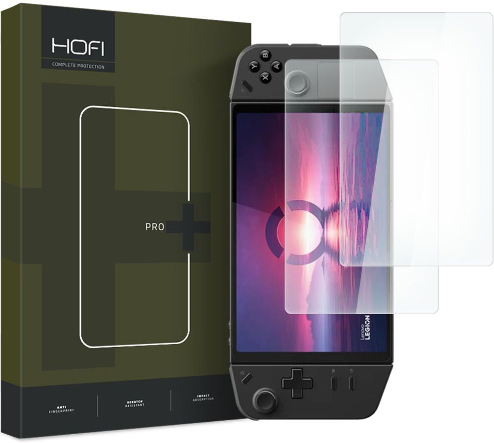 Lenovo Legion Go HOFI Glass Pro+ Hærdet Glas Skærmbeskyttelse - 2-Pak - Gennemsigtig